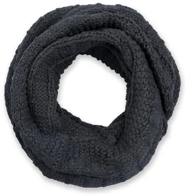 Produktbild von styleBREAKER Uni Strick Loop Schal kariert, Uni Feinstrick Schlauchschal, Winter Strickschal 01018154