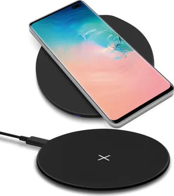 Produktbild von Qi Wireless Charger 15W für Samsung Galaxy S25 Plus Ultra Ladegerät Ladestation