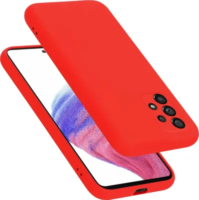 Produktbild von Cadorabo Schutzhülle für Samsung Galaxy A53 5G Hülle in Rot Handyhülle Case Cover TPU Etui