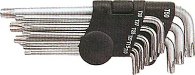 Produktbild von PROREGAL Torxschlüssel 9 Stück, T10-T50mm