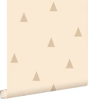 Produktbild von ESTAhome Tapete grafische Dreiecke Beige 53 cm x 10.05 m