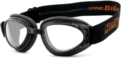 Zdjęcie produktu dla Gogle motocyklowe z polaryzacją Helly Bikereyes Hurricane 3 Kolor: Czarny/Przezroczysty
