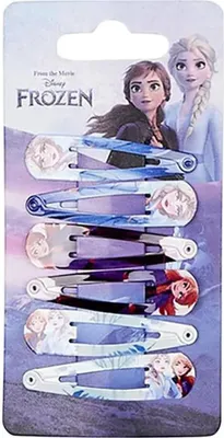 Obrázok produktu pre Sponky do vlasov Frozen 6 kusov farebné