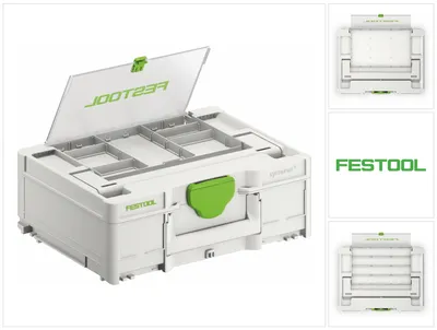 Obrázek produktu pro Festool SYS3 DF M 137 Kufr na nářadí s víkem ( 577346 ) 396 x 296 x 137 mm 10,4 l propojitelný