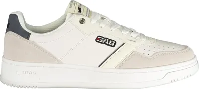 Produktbild von Weißer Herren-Sportschuh mit blauen Details & herausnehmbarem Fußbett