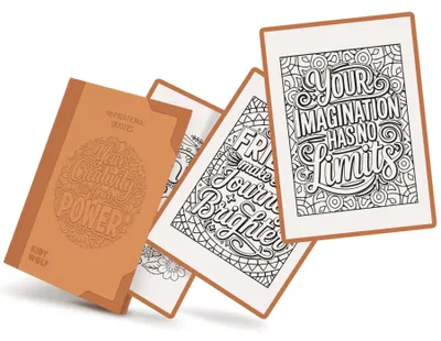 Immagine prodotto di Kit di ricarica KIDYDRAW PAD, modelli per disegnare - Arancione | di Kidywolf