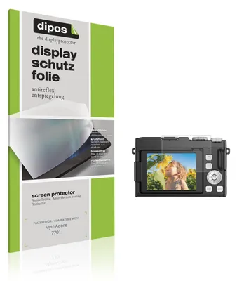 Produktbild von 4x Schutzfolie für MythAdore 7701 matt Displayschutzfolie Folie Display Schutz dipos