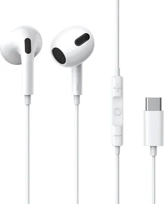 Zdjęcie produktu dla Baseus Encok C17 douszne słuchawki na kablu z mikrofonem USB-C - białe