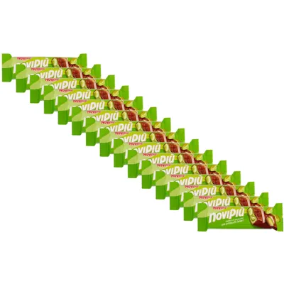 Produktbild von Schokoladenriegel mit Pistazienfüllung und Novi-Pistazienstückchen, 15 x 35 g