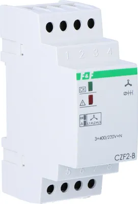 Produktbild von Phasenausfallsensor mit Kontaktüberwachung für Schütz CZF-2B, Kontakte: 1NO, I=10A, 2 Module