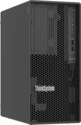 Produktbild von Lenovo ThinkSystem ST50 V3 7DF3 - Server - Tower - 5U - 1-Weg - 1 x Xeon 6315P / 2.8 GHz - RAM 16 GB - SSD 2 x 480 GB - Matrox G200 - 1GbE - kein Betriebssystem - Monitor: keiner