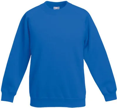 Produktbild von Fruit of the Loom - Kids  Raglan Sweat - Royal Blue - 164