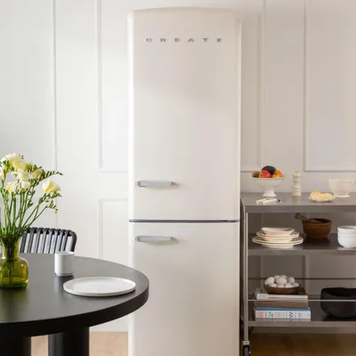 Produktbild von FRIDGE STYLANCE 330L - Kombi-Kühlschrank im Retro-Stil