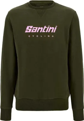 Zdjęcie produktu dla Santini Logo Sweatshirt Green L Man Green L