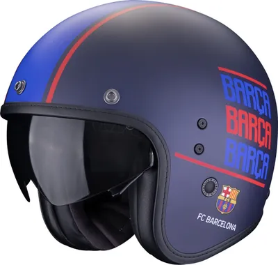 Obrázek produktu pro Scorpion Belfast Evo FC Barcelona Jethelm, černá, matná, XS (54/55)
