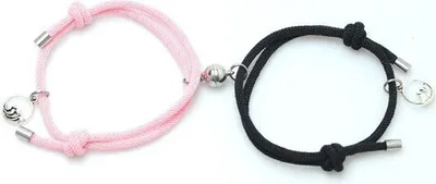 Zdjęcie produktu dla Bransoletki przyjaźni "Pink Champagne" - zestaw 2 sztuk