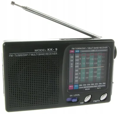 Zdjęcie produktu dla RADIO PRZENOŚNE Kieszonkowe Mini Małe FM AM SW Na Baterie