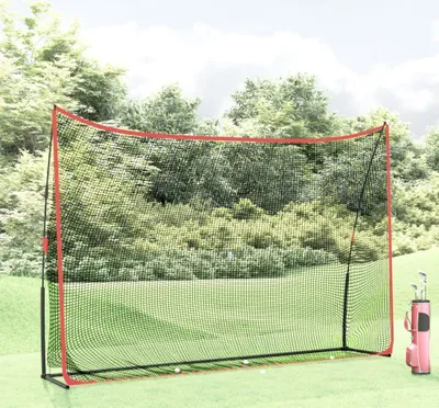Obrázok produktu pre vidaXL Golfová tréningová sieť čierno-červená 305x91x213 cm Polyester