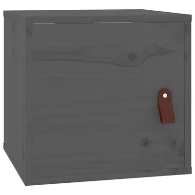 Immagine prodotto di vidaXL Armadio a muro grigio 31,5x30x30 cm in legno di pino massiccio