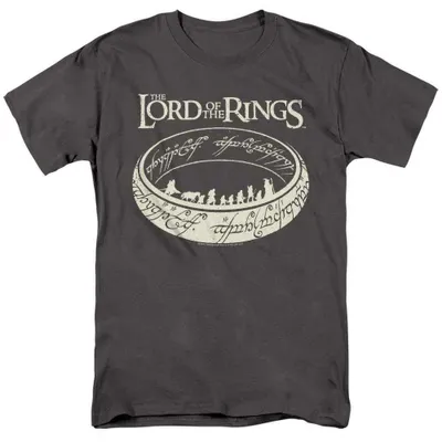 Produktbild von Lord Of The Rings - "The Journey" T-Shirt für Herren/Damen Uni TV37641 (S) (Holzkohle)