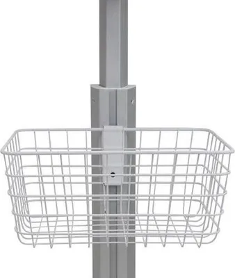 Produktbild von Ergotron Small - Montagekomponente (Drahtkorb) - weiß - am Wagen montierbar