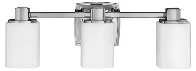 Produktbild von LED Wandleuchte, chrom poliert, Opalglas, B 55,9 cm