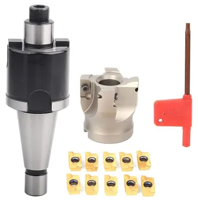 Image de Fraise CNC NT30-FMB22 avec 10 inserts APMT1604 et porte-outil