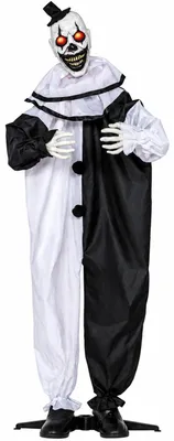 Produktbild von Halloween Figur "Terror Clown" Animiert | 205 cm - Bewegung, Sound & Licht
