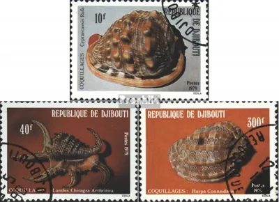 Produktbild von Briefmarken Dschibuti 1979 Mi 262-264 (kompl.Ausgabe) gestempelt Meeresschnecken