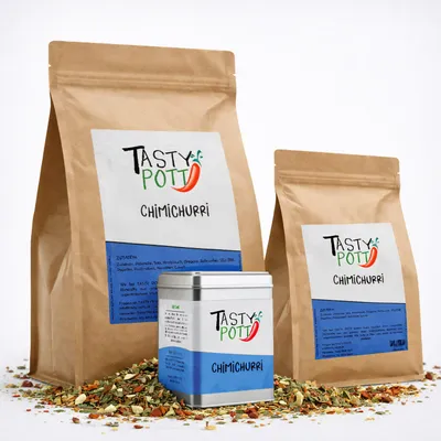 Produktbild von Tasty Pott Chimichuri Gewürzmischung - im Beutel - 250g