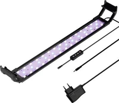 Produktbild von Yakimz 45-60cm LED Aquarium Beleuchtung Fisch Tank Lampe Vollspektrum Pflanzenlicht für Aquarienpflanzen Wachstum