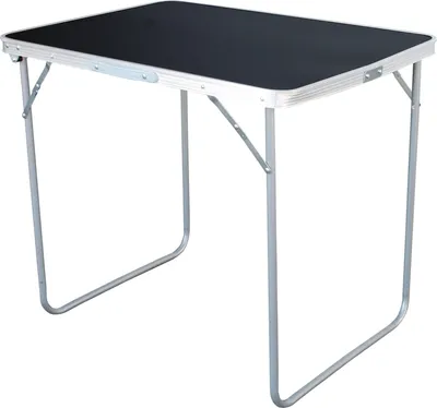 Produktbild von Linder Exclusiv Camping Klapptisch aus Aluminium mit Tragegriff 80x60x68cm