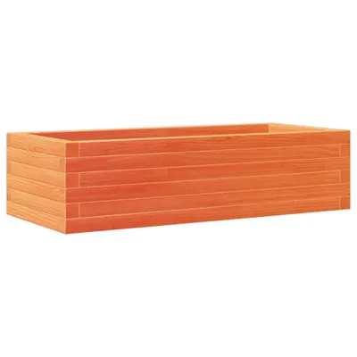 Produktbild von vidaXL Pflanzkübel Wachsbraun 90x40x23 cm Massivholz Kiefer