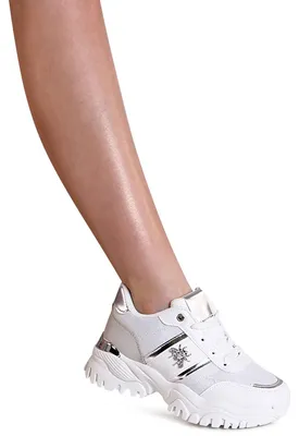 Produktbild von topschuhe24 3074 Damen Plateau Sneaker Keilabsatz Glitzer Turnschuhe , Farbe:Weiß, Größe:38 EU