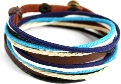 Immagine prodotto di axy bracciale in pelle bracciale avvolgente bracciale in vera pelle per uomini signore uomini ragazzi braccio gioielli