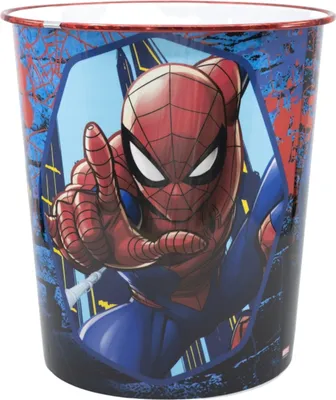 Produktbild von 6 Liter Mülleimer für Kinder Avengers Spider-Man Frozen Peppa Wutz