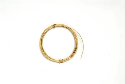 Produktbild von Glorex Deko Aludraht goldfarben 1 mm, 2 m