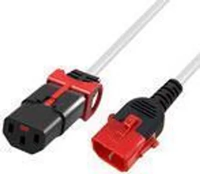 Productafbeelding van ACT AK5507, 1 meter, C13 verdelersnoer, C14 verdelersnoer, 250 V, 10 A
