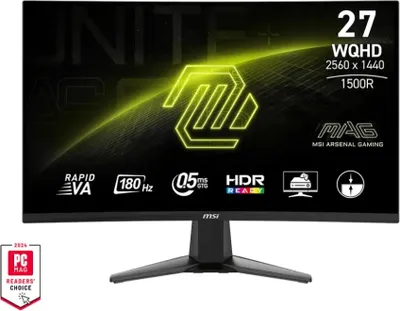 Zdjęcie produktu dla Monitor MSI 27" MAG 27CQ6F 2xHDMI DP