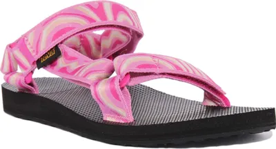 Produktbild von Teva Orig al Universal Tie Dye Frauen Vegan Haken Und Schleife Riemen Sandale Rosa – 7 Großbritannien - 40 EU - 9 US / Rosa