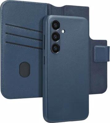 Produktbild von Accezz 2-in-1 Klapphülle aus Leder mit MagSafe Samsung Galaxy S24 - Nightfall Blue