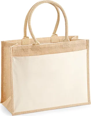 Produktbild von Westford Mill Baumwolle Pocket Jute Shopper