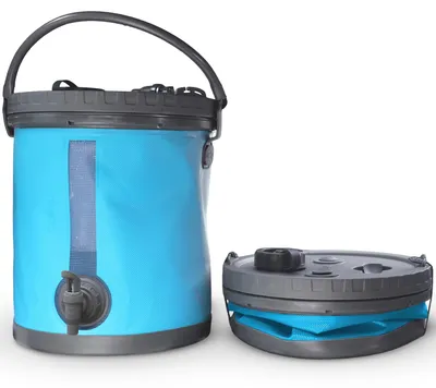 Produktbild von Faltbarer Wasserbehälter, 20 Liter, mit Auslaufhahn und Deckel