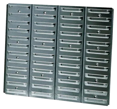 Produktbild von Wandpaneel für Aufbewahrungsboxen (galvanisiert, Wandmontage, 520 x 11 x 440 mm)