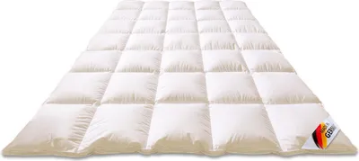 Produktbild von Künsemüller Microfaserbettdecke Finesse, Steppbett 2cm Innen/ Aussensteg Extra Warm, 155x220 cm