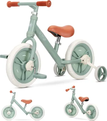 Produktbild von Lorelli ENERGY 2in1 Laufrad & Fahrrad mit Pedalen + Stützrädern, höhenverstellbarer Sitz, EVA-Räder, Schnellverschluss, 2–5 Jahre
