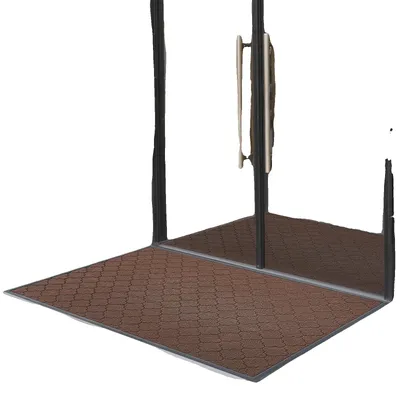 Produktbild von VEVOR Eingangsmatte, 1194 x 813 mm Gewerbematte für Innen und Außen, Modern Stylischer Teppich mit TPE-Rücken, Robuste Waschbare Eingangs-Industrie-Matte für Flur, Balkon, Garage, Braun, 1194x889 mm, Dunkelbraun