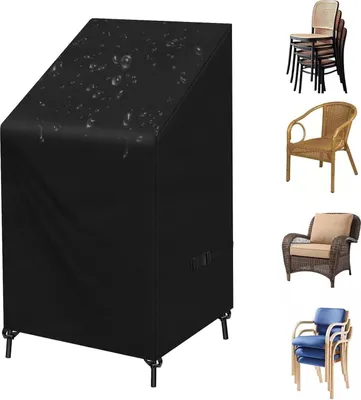 Image de Housse de protection pour chaises de jardin 420D Oxford Respirant 65x65x80/120cm, 1 pack