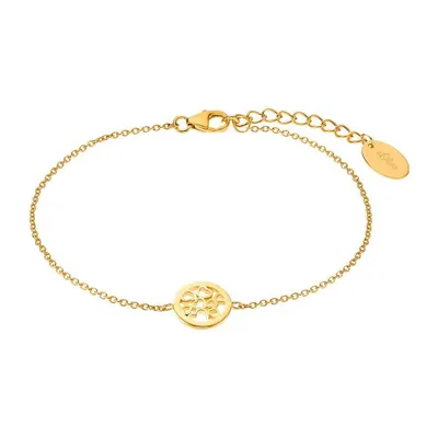 Produktbild von s.Oliver 2032596 Damen Armband Herz Sterling-Silber 925 Gold 20 cm