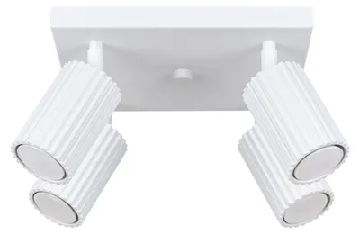 Zdjęcie produktu dla Spot KARBON biały 4xGU10x10W aluminium wym:16,5x25x25cm IP20 Sollux Lighting